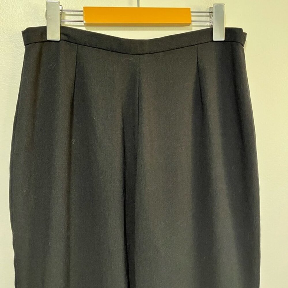 Plus Size Black Cropped Pants with Lace Hem - Size XXL - Picture 8 of 8